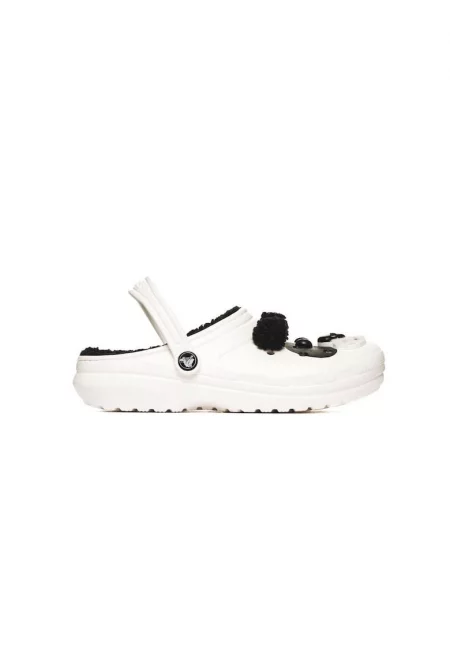 Сабо за момичета Classic Lined Iam Panda Bear Clog -  Synthetic - White -