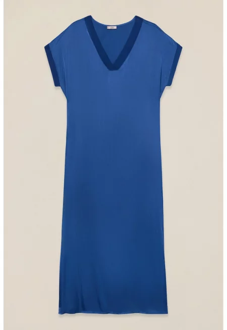 Сатинирана миди рокля