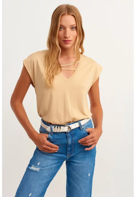 Шпиц тениска с модал