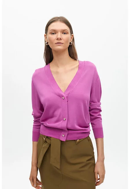 Шпиц жилетка с копчета - Фанданго розово