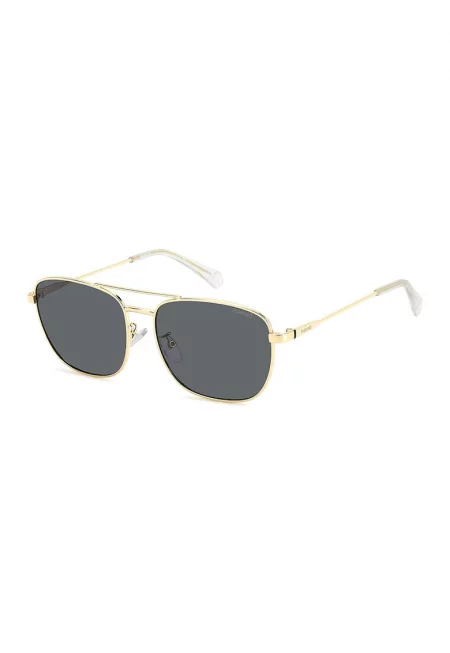 Слънчеви очила Aviator с поляризация - Златист/Антрацитно сиво