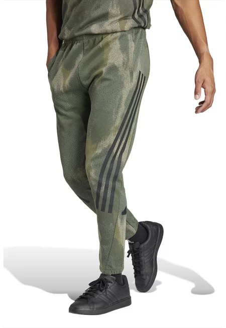 Спортен панталон Future Icons с 3 ивици - Каки