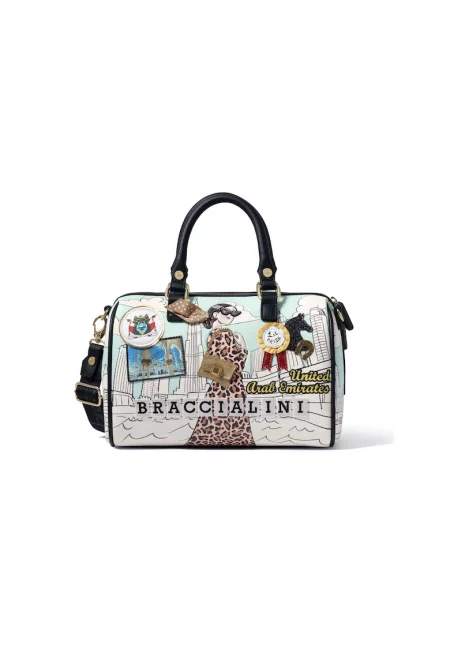 Спортен сак с фигурален принт - Многоцветен