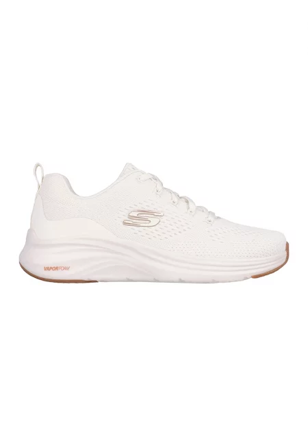 Спортни обувки от еко кожа с връзки - Слонова кост