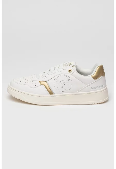 Спортни обувки Tropea от еко кожа - Златист/Бял