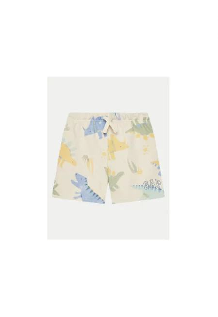 Спортни шорти  за момчета - 725235-05 - Памук/Полиестер - Бежов - Бежов