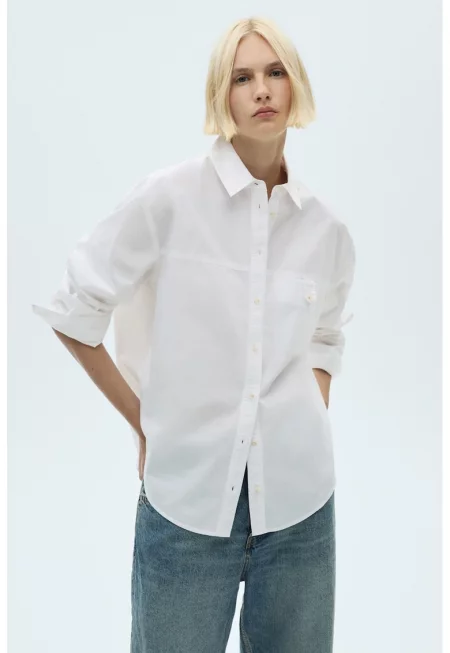 Уголемена памучна риза
