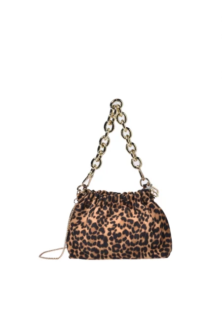 Велурена чанта през рамо